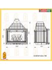 Каминная топка Ardenfire панорама 700